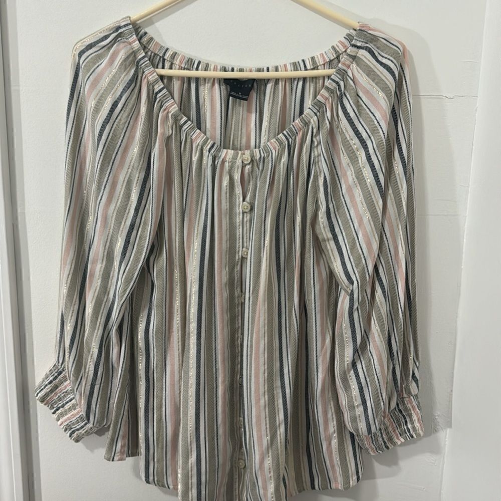 ANTHROPOLOGIE SANCTUARY OF SHOULDER TOP SIZE SMALL